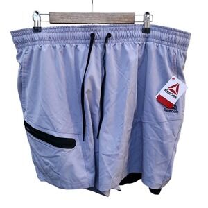 Reebok 2-IN-1‎ Shorts Gray Men's Size XXL